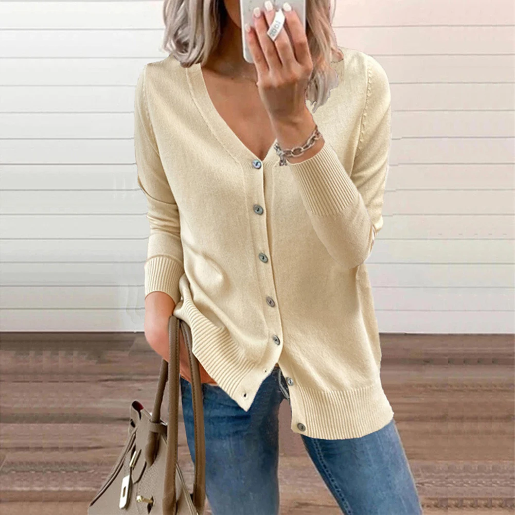 Womens Sweater Womens Cardigan V Neck Button Down Cardigan Casual Classic Coat Daily Jacket Long Sleeve Polyester
Womens Sweater Womens Cardigan V Neck Button Down Cardigan Casual Classic Coat Daily Jacket Long Sleeve Polyester