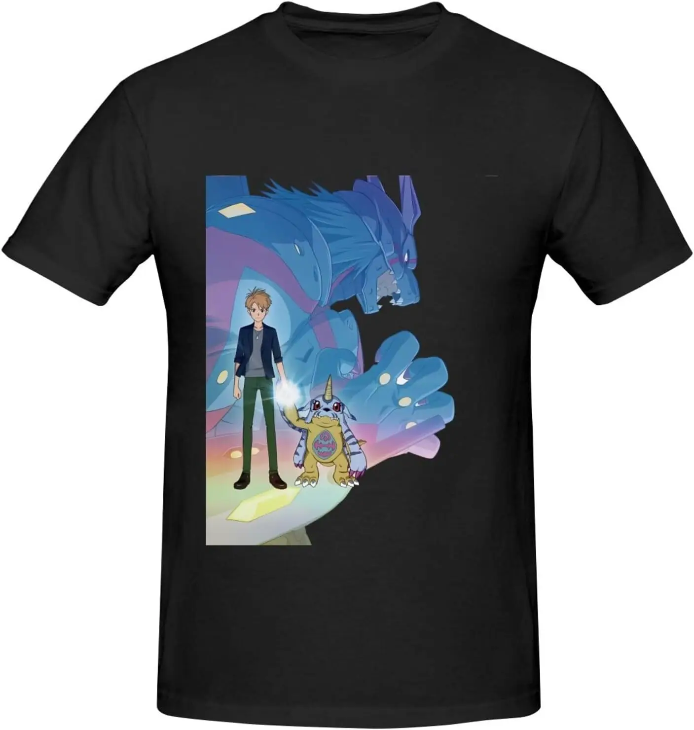 Футболка digimons мужская с коротким рукавом, базовая тенниска, Классическая Повседневная майка для молодежи с памятью о времени
Футболка digimons мужская с коротким рукавом, базовая тенниска, Классическая Повседневная майка для молодежи с памятью о времени