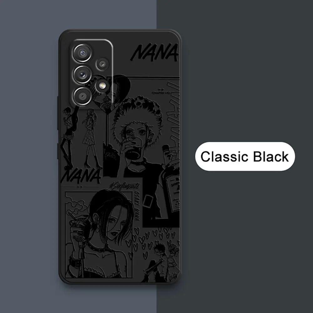 Japanese Anime NANA A56 Case For Samsung Galaxy A55 A54 A53 A36 A35 A34 A52 A72 A32 A51 A26 A56 5G Square Silicone Phone Cover Japanese Anime NANA A56 Case For Samsung Galaxy A55 A54 A53 A36 A35 A34 A52 A72 A32 A51 A26 A56 5G Square Silicone Phone Cover