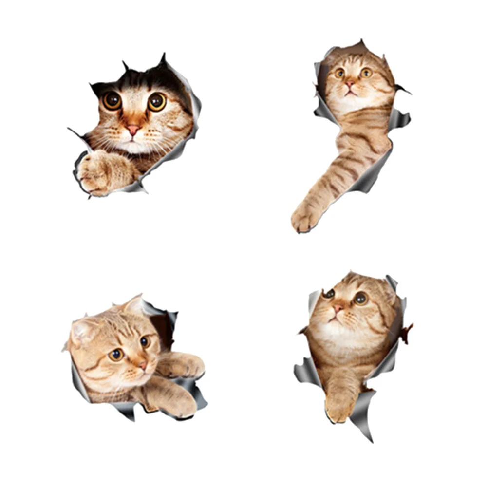 4pcs 3D Cat Car Stickers Cartoon Window Sticker Self Adhesive Decal Auto Car Stickers Accessory (Four Patterns)
4pcs 3D Cat Car Stickers Cartoon Window Sticker Self Adhesive Decal Auto Car Stickers Accessory (Four Patterns)