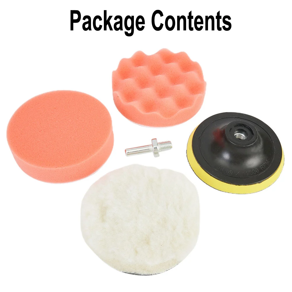 100mm Polishing Pad Wool Detailing 5Pcs Accessories Polish Wax Sponge Polisher Set Drill Adapter M10 thread drill
100mm Polishing Pad Wool Detailing 5Pcs Accessories Polish Wax Sponge Polisher Set Drill Adapter M10 thread drill