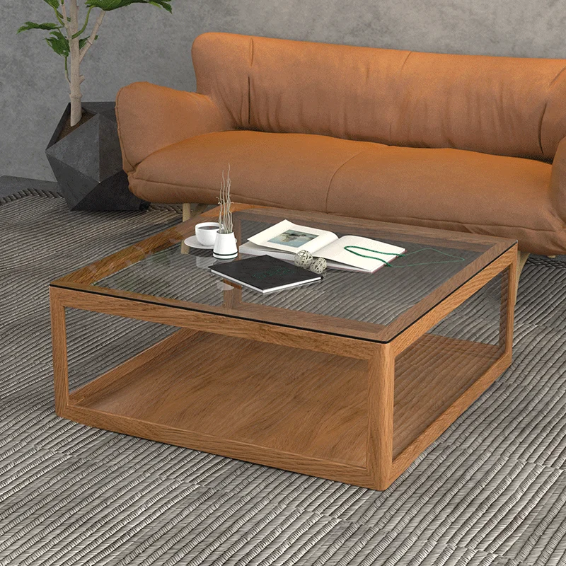 Light Luxury Coffee Table Nordic Walnut Distressed Tea Table Xiaohongshu Model Hand-Made Glass Showcase with Lights
Light Luxury Coffee Table Nordic Walnut Distressed Tea Table Xiaohongshu Model Hand-Made Glass Showcase with Lights
