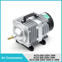 

25W 30W 45W Air Compressor Electrical Magnetic Air Pump for CO2 Laser Engraving Cutting Machine ACO-208 308 318