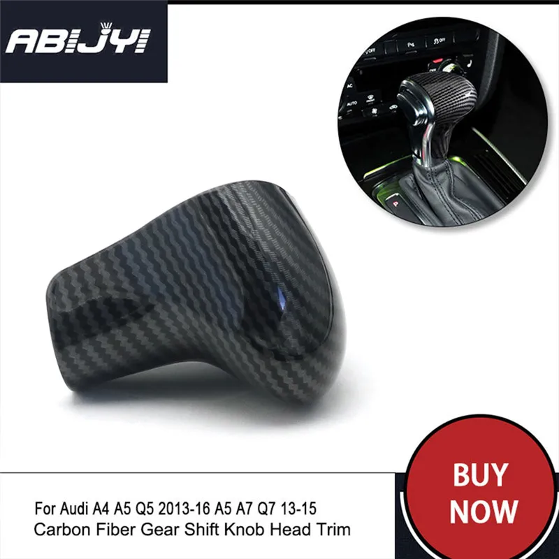 For Audi A4 A5 Q5 2013-2016 A7 Q7 2013-2015 Carbon Fiber Gear Shift Knob Head Trim Car Accessories
For Audi A4 A5 Q5 2013-2016 A7 Q7 2013-2015 Carbon Fiber Gear Shift Knob Head Trim Car Accessories