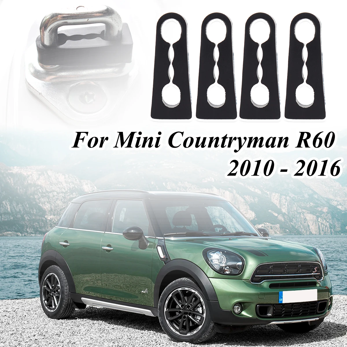 

For Mini Countryman R60 2010 - 2016 Lada XRAY Aura Vesta Door Lock Damper Buffer Deadener Seal Shock-Absorbing Damping Protector