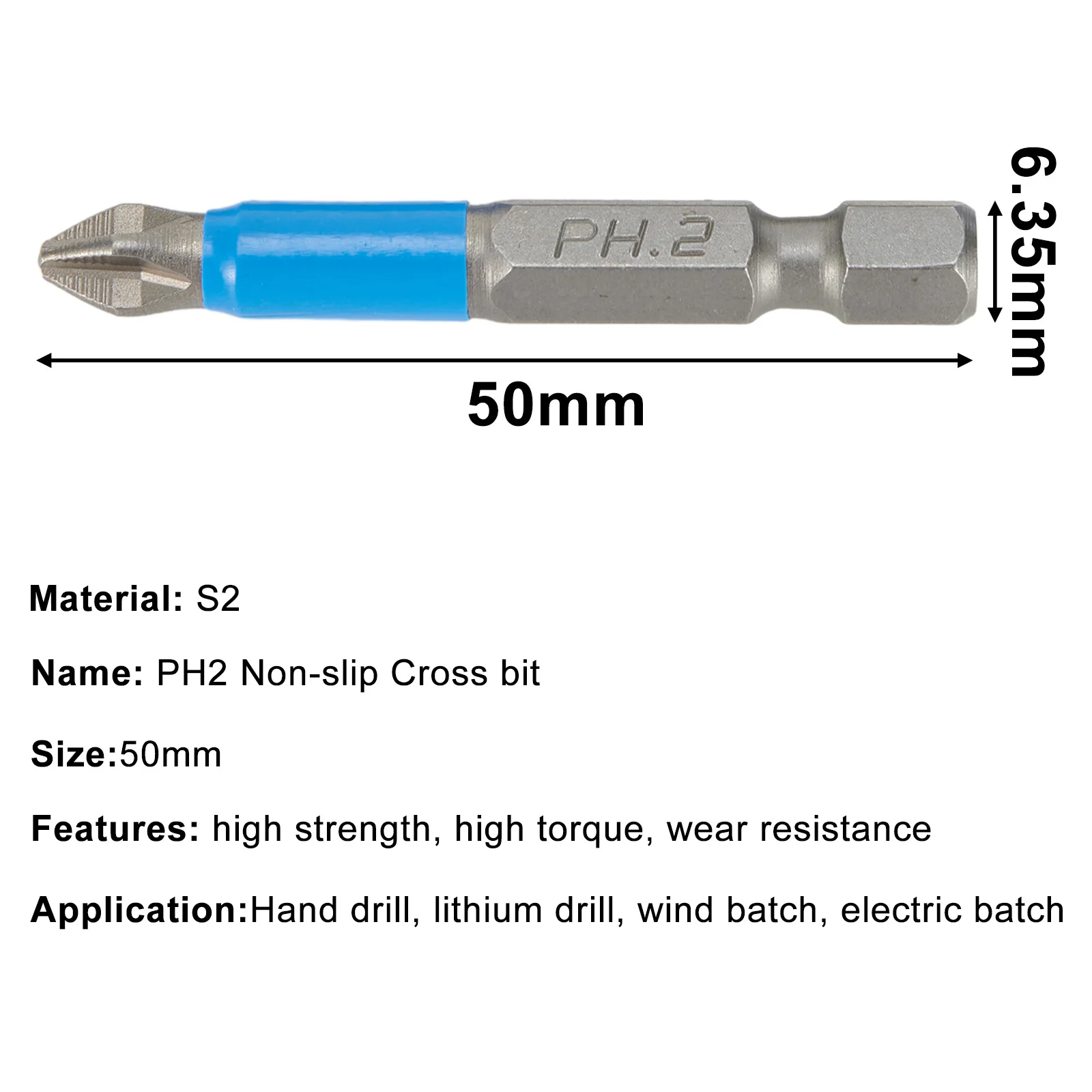 High Hardness Screwdriver Bits Hand Tools Electric Screwdriver Hex Shank Magnetic PH2 Cross Steel Cross Screwdriver Bits
High Hardness Screwdriver Bits Hand Tools Electric Screwdriver Hex Shank Magnetic PH2 Cross Steel Cross Screwdriver Bits