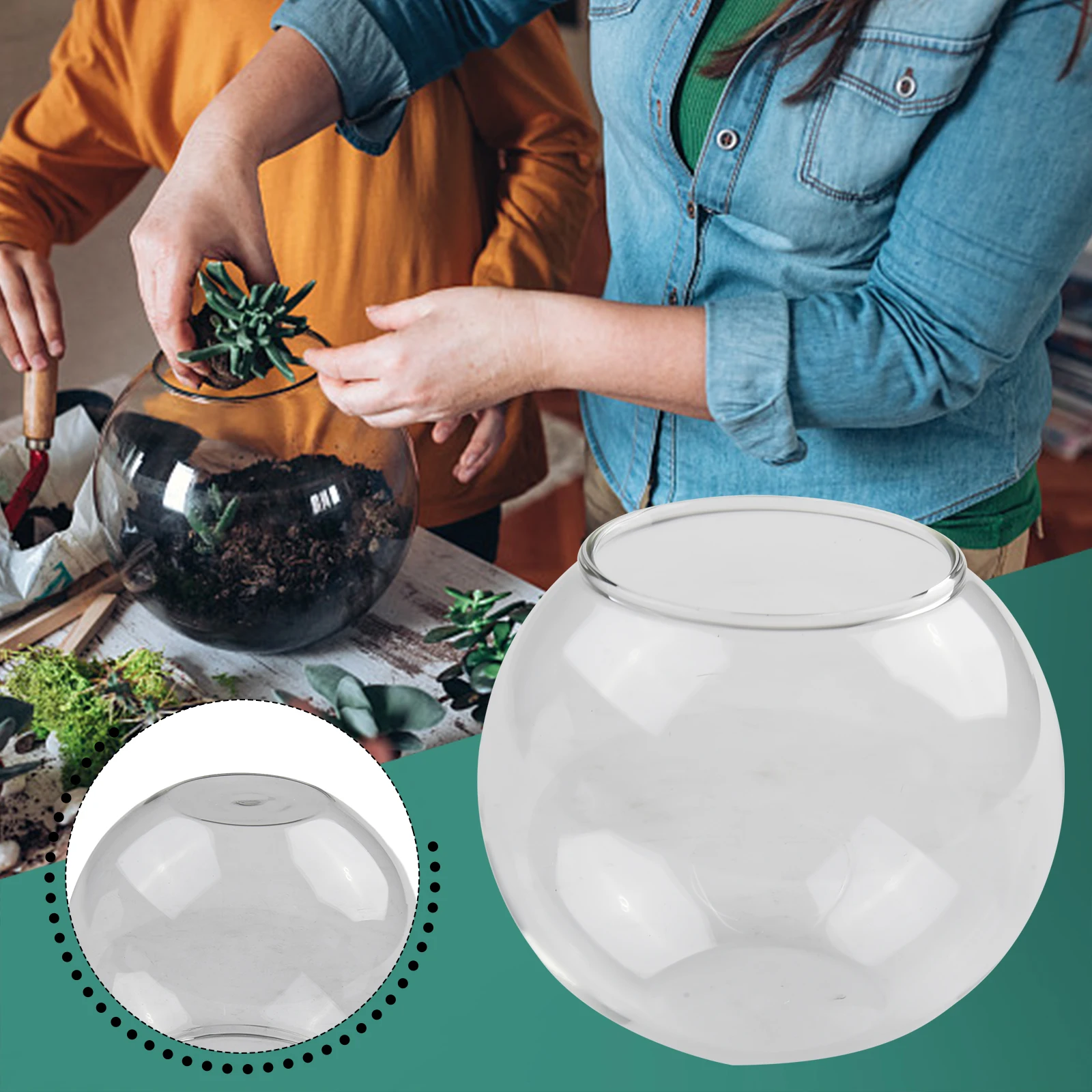 8/10/12cm Creative Micro Landscape Glass Vase Succulent Plant Terrarium Container Flower Pots Transparent Hydroponic Vase
8/10/12cm Creative Micro Landscape Glass Vase Succulent Plant Terrarium Container Flower Pots Transparent Hydroponic Vase