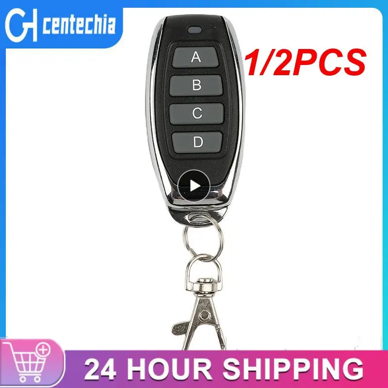 

1/2PCS Cloning Duplicator Key Fob A Distance Remote Control 433MHZ Clone Fixed Learning Code For Gate Garage Door 2022 New