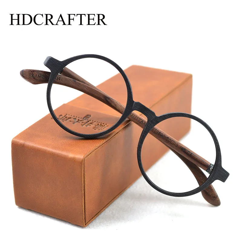 HDCRAFTER Retro Round Natural Wood Eyeglasses Frame Men Women Computer Prescription Optical Glasses Spectacle Frame FT3590
HDCRAFTER Retro Round Natural Wood Eyeglasses Frame Men Women Computer Prescription Optical Glasses Spectacle Frame FT3590