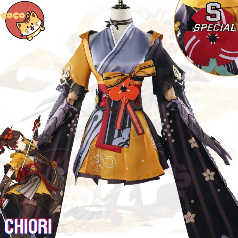 Костюм для косплея Genshin Impact Chiori, костюм для косплея, парик для косплея Chiori
Костюм для косплея Genshin Impact Chiori, костюм для косплея, парик для косплея Chiori