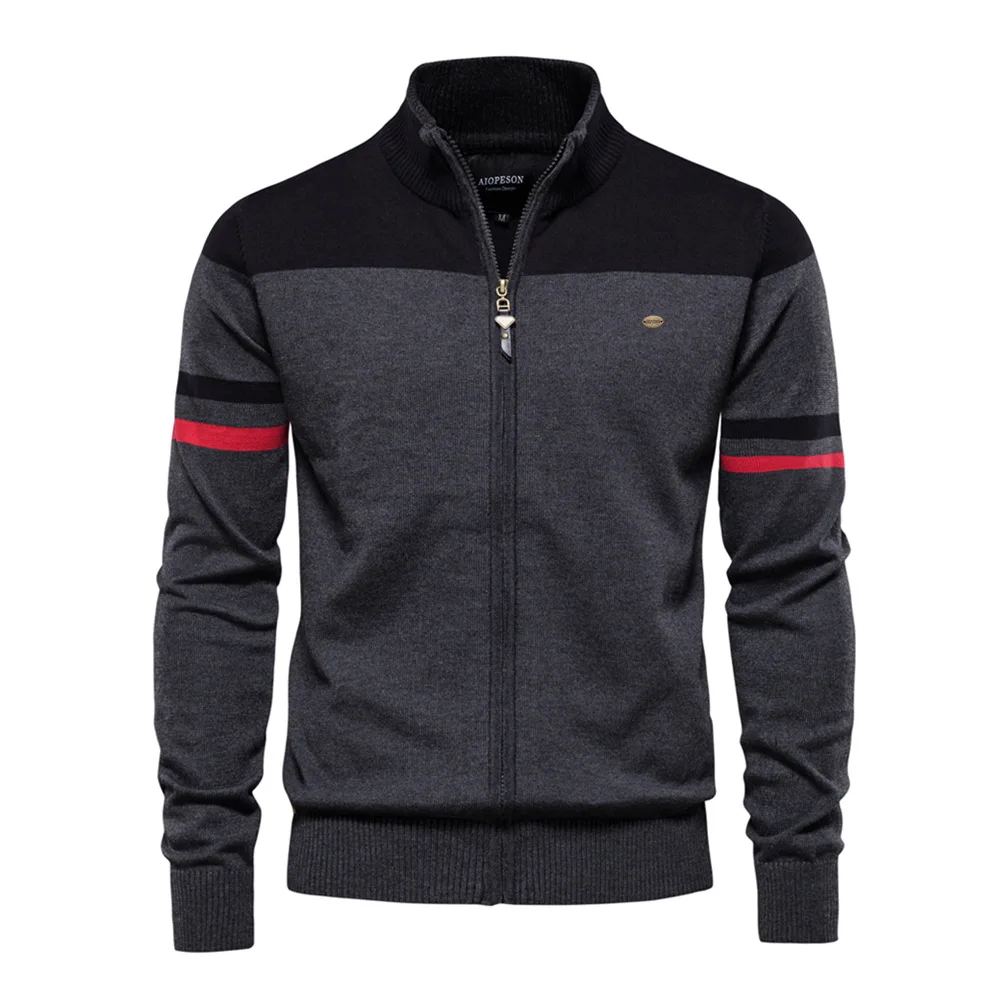 Winter Men Knitted Sweater Cardigan Patchwork Color Stand Collar Male Casual Zipper Knit Clothing Thick Warm Sweatercoat
Winter Men Knitted Sweater Cardigan Patchwork Color Stand Collar Male Casual Zipper Knit Clothing Thick Warm Sweatercoat