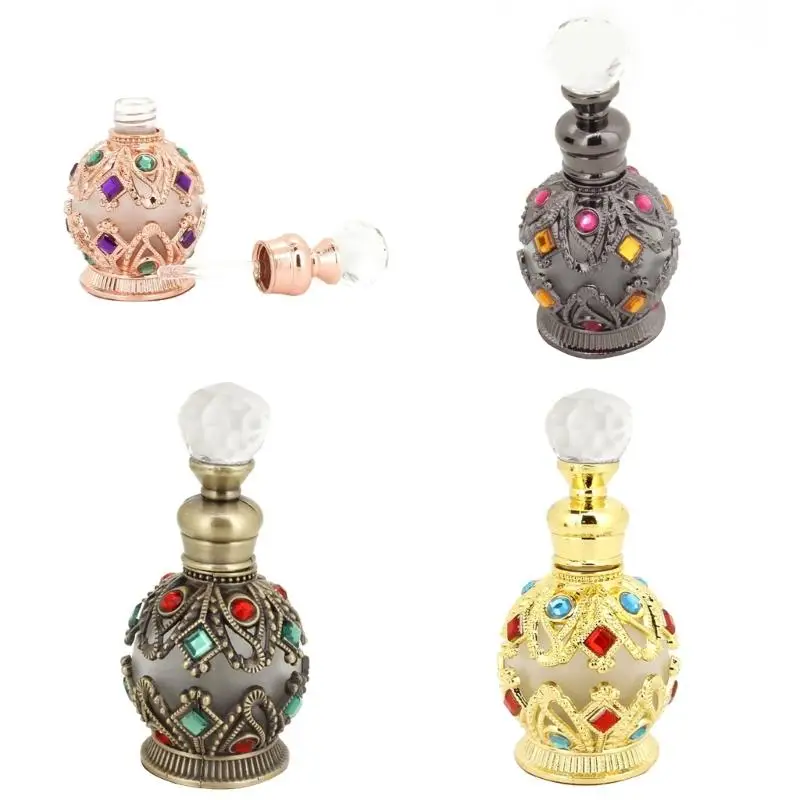 Essence Bottle Dispenser Empty Bottle Refillable Vintage Perfumes Bottle Arab Dubai Style Flower Perfumes Oil Bottle
Essence Bottle Dispenser Empty Bottle Refillable Vintage Perfumes Bottle Arab Dubai Style Flower Perfumes Oil Bottle