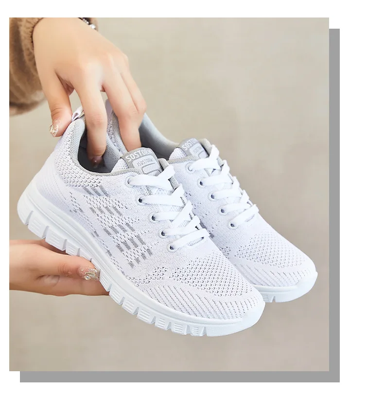 Women Running Shoes Breathable Casual Shoes Outdoor Light Weight White Tenis Sports Shoes Casual Walking Sneakers for Wamen 56 S3997404510e24880a017ade0bd405f434