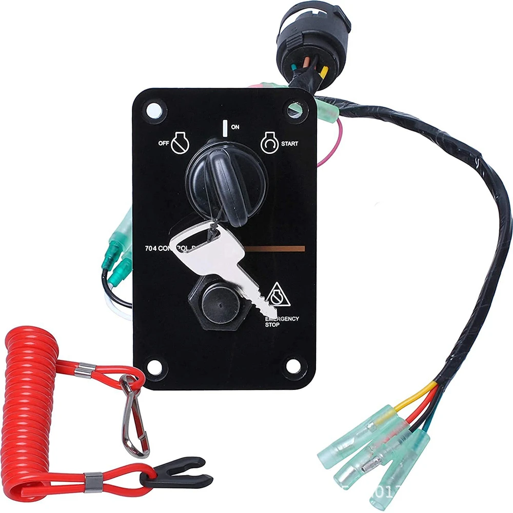 Switch Panel Outboard Single Engine Key Switch Panel Assembly On-Off-Start 704 Control Box for Yamaha Outboard Yacht
Switch Panel Outboard Single Engine Key Switch Panel Assembly On-Off-Start 704 Control Box for Yamaha Outboard Yacht