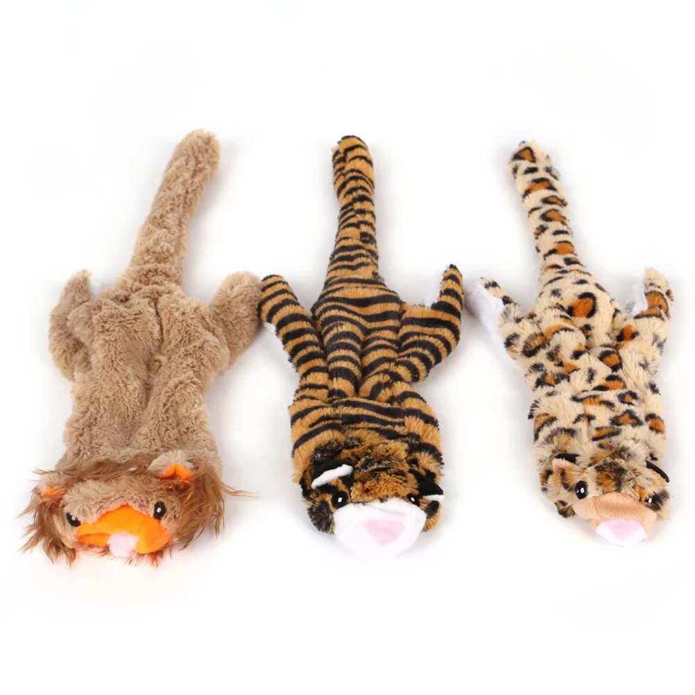 Stuffingless Dog Toys with Squeaker Durable No Stuffing Dog Squeaky Toys Flat Leopard Plush Dog Chew Toys for Dogs Cats
Stuffingless Dog Toys with Squeaker Durable No Stuffing Dog Squeaky Toys Flat Leopard Plush Dog Chew Toys for Dogs Cats
