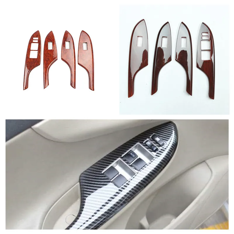 For TOYOTA Corolla 2007-2013 Left Hand Drive 4PCS Wood ABS Chrome Car Door Window Lift Switch Buttons Cover Car Styling
For TOYOTA Corolla 2007-2013 Left Hand Drive 4PCS Wood ABS Chrome Car Door Window Lift Switch Buttons Cover Car Styling