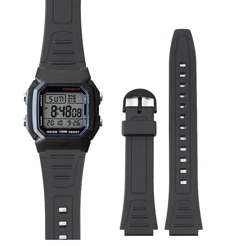 High quality For Casio G-Shock Strap W-800H W-217H AQ-S800W Resin Rubber Convex Joint 18mm Bracelet watch accessories band
High quality For Casio G-Shock Strap W-800H W-217H AQ-S800W Resin Rubber Convex Joint 18mm Bracelet watch accessories band