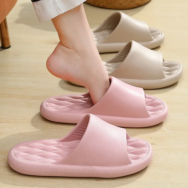 

Big Size 48 49 Men Slipper Women Summer Sandals Soft Slides Massage Couples Home Bathroom Non-slip Slippers Outdoor Flip Flop