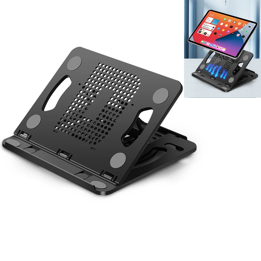 

Foldable Laptop Stand Rotatable Tablet Phone Holder Notebook Bracket Monitor Support Dock Base for Macbook iPad foriPhone Cooler