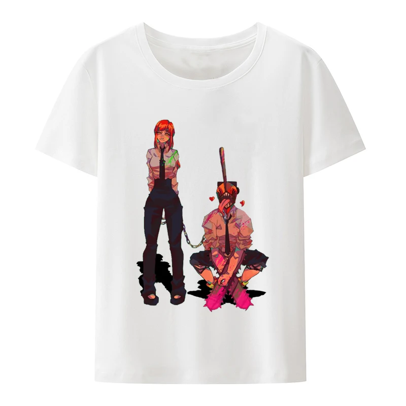 Japanese Anime Chainsaw Man T-shirts Chainsaw slave Graphic Print Y2k Clothes Funny Cartoon Unisex Short Sleeves T Shirt Top
Japanese Anime Chainsaw Man T-shirts Chainsaw slave Graphic Print Y2k Clothes Funny Cartoon Unisex Short Sleeves T Shirt Top