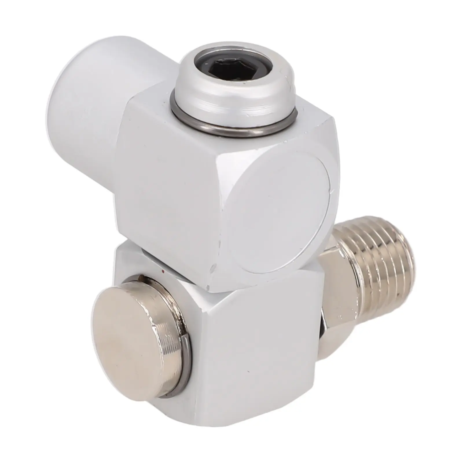 12.5mm Pneumatic Part Universal 360 Swivel Air Hose Connector Adapter Flow Aluminum Alloy Tool Used For Compressor
12.5mm Pneumatic Part Universal 360 Swivel Air Hose Connector Adapter Flow Aluminum Alloy Tool Used For Compressor