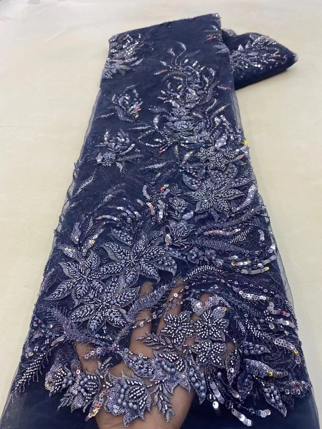 Handmade Beaded French Lace Fabric 2023 Luxury Golden Lace Sequin Embroidery Tulle Fabric for Women Gown Sew Wedding Dress Lace
Handmade Beaded French Lace Fabric 2023 Luxury Golden Lace Sequin Embroidery Tulle Fabric for Women Gown Sew Wedding Dress Lace