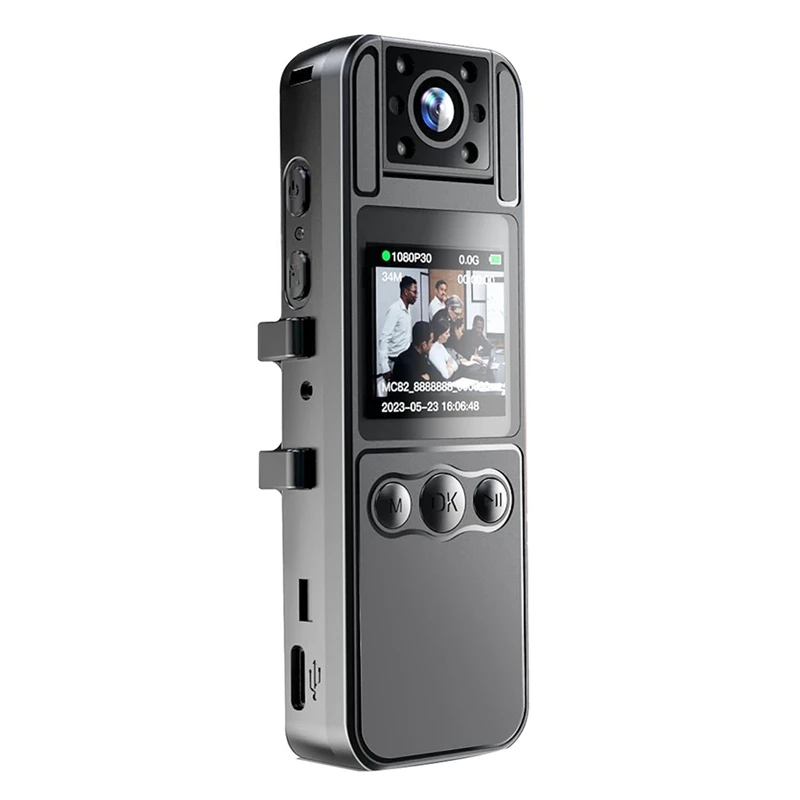 1Set Portable Wearable Body Police Camera 1080P HD Recording 1.4 In Screen Recorder With Night Vision
1Set Portable Wearable Body Police Camera 1080P HD Recording 1.4 In Screen Recorder With Night Vision