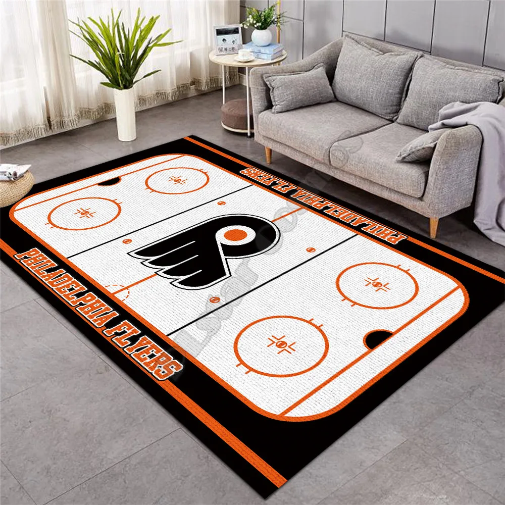 

Ice hockey Area Rug 3D All Over Printed Rug Non-slip Mat Dining Room Living Room Soft Bedroom Carpet 01