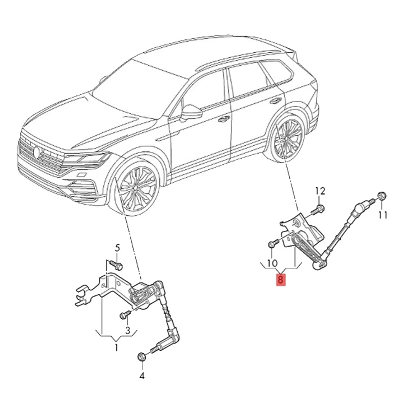 Датчик уровня жидкости 4M0941309K 4M0941310H заднего корпуса для VW Touareg E-Tron Q7 SQ8, датчики уровня фар, 1 пара
Датчик уровня жидкости 4M0941309K 4M0941310H заднего корпуса для VW Touareg E-Tron Q7 SQ8, датчики уровня фар, 1 пара