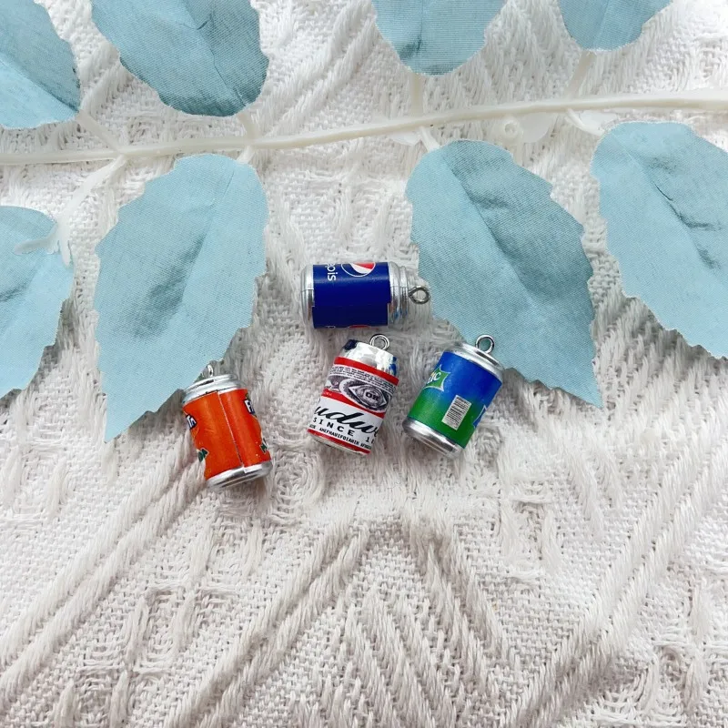 10Pcs/Lot Resin 3D Drink Cans Charms Beer Bottle Pendant For Earring Bracelet Keychain Findings Phone Case DIY
10Pcs/Lot Resin 3D Drink Cans Charms Beer Bottle Pendant For Earring Bracelet Keychain Findings Phone Case DIY