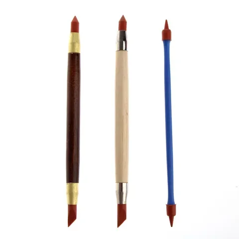 Brand 3 Pcs Pottery Clay Sculpture Carving Tools Art Craft Supplies Rubber Pens Great
Brand 3 Pcs Pottery Clay Sculpture Carving Tools Art Craft Supplies Rubber Pens Great
