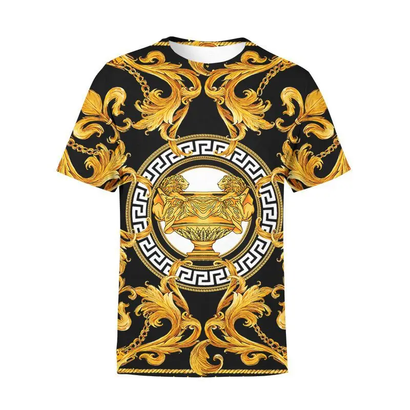 Funny 3D Luxury Print T Shirt for Men Hip Hop Trend Harajuku Streetwear Summer Outdoor Sports Short Sleeve Tops Loose O-neck Tee
Funny 3D Luxury Print T Shirt for Men Hip Hop Trend Harajuku Streetwear Summer Outdoor Sports Short Sleeve Tops Loose O-neck Tee