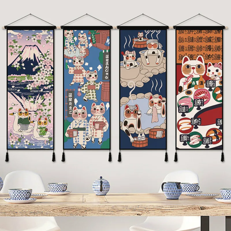 Japanese Lucky Cat Cloth Art Anime Poster Bedroom Living Room Tapestry Restaurant Wall Decorative Canvas Room Decor Aesthetic
Japanese Lucky Cat Cloth Art Anime Poster Bedroom Living Room Tapestry Restaurant Wall Decorative Canvas Room Decor Aesthetic