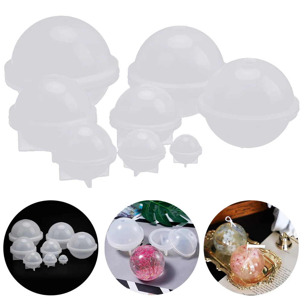 1PCS Crystal Round Ball Silicone Moulds 3D Ball Pendant Crafts Poxy Resin Pouring DIY Mould DIY Crafts Mold
1PCS Crystal Round Ball Silicone Moulds 3D Ball Pendant Crafts Poxy Resin Pouring DIY Mould DIY Crafts Mold