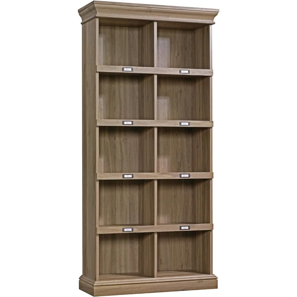 

Tall Bookcase/Book Shelf, L: 35.55" x W: 13.50" x H: 75.04", Salt Oak finish