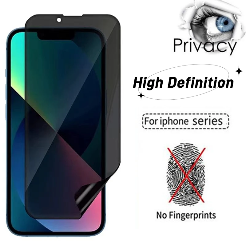 

High Definition Anti Peeping Phone Film for IPhone 15 14 13 12 11 Pro Max X XR XSMAX 8 7 Plus SE Screen Protectors