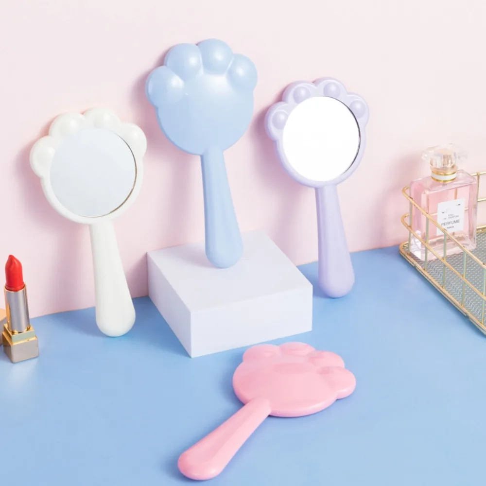 Cat Paw Makeup Mirror Portable Vanity Mirror Cosmetic Mirror Cute Handheld Dressing Mirror Makeup Tool
Cat Paw Makeup Mirror Portable Vanity Mirror Cosmetic Mirror Cute Handheld Dressing Mirror Makeup Tool