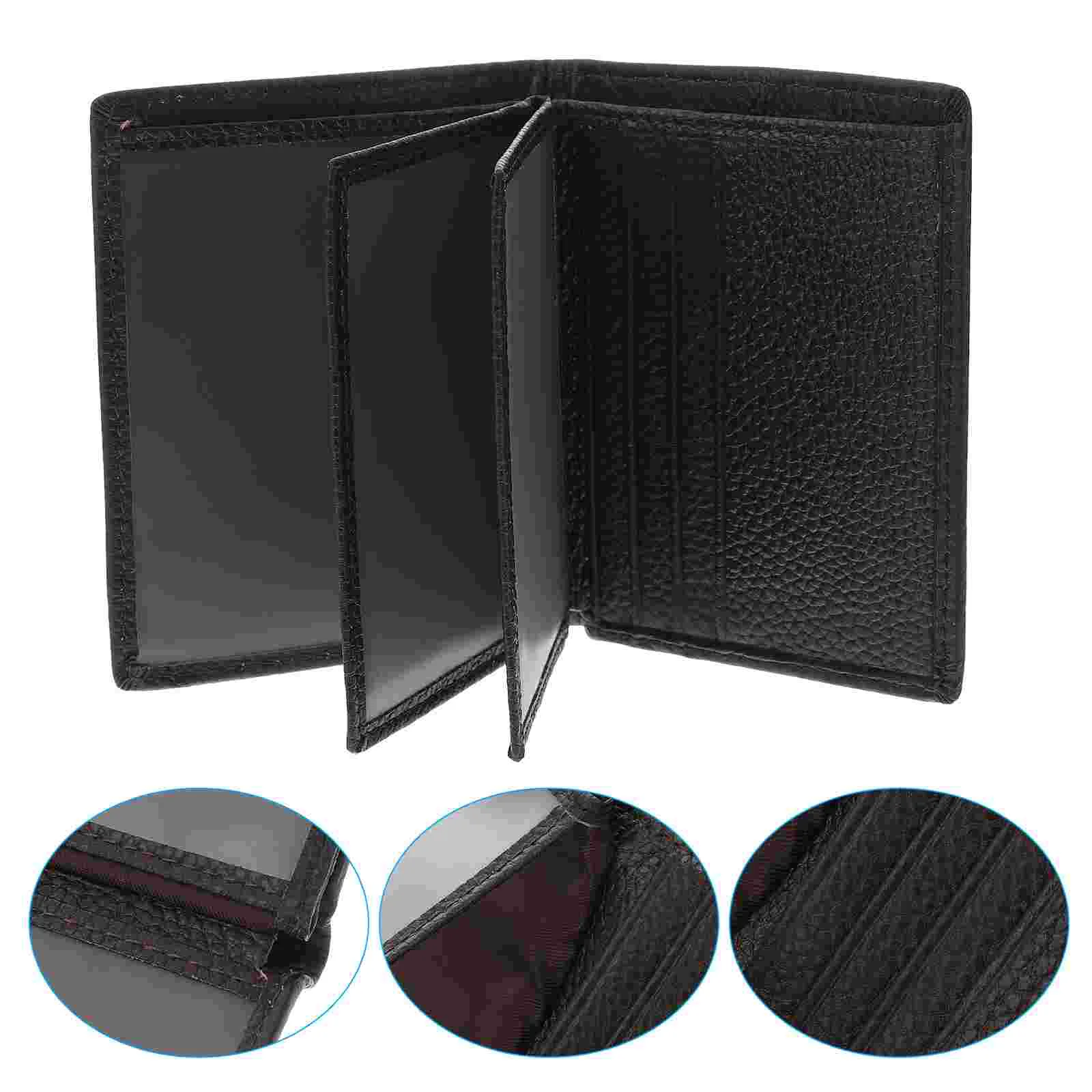 

Driver's License Case Car Auto Insurance Document Wallet Card Holder Organizer for Drivers Cowhide Registration and