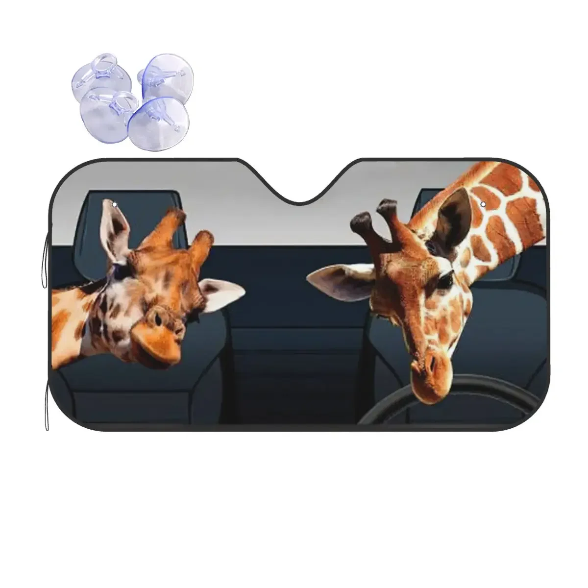Giraffe Animal Fold-up Windshield Sunshade 76x140cm Cute Foils Sun Visor Car-styling
Giraffe Animal Fold-up Windshield Sunshade 76x140cm Cute Foils Sun Visor Car-styling