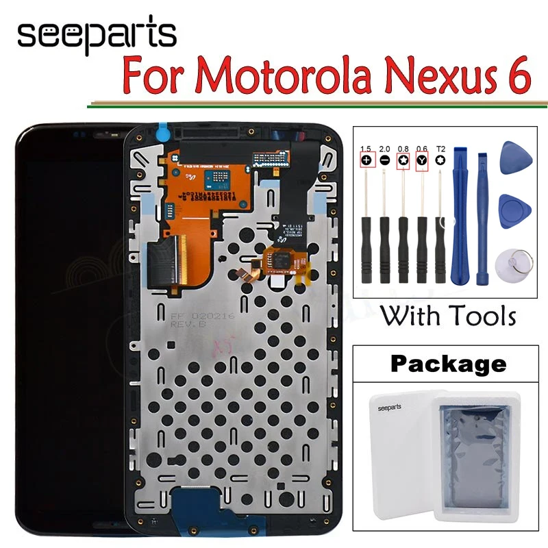 Tested Well For Motorola Moto Nexus 6 XT1100 XT1103 LCD Display Touch Screen Digitizer Assembly With Frame Nexus 6 Display
Tested Well For Motorola Moto Nexus 6 XT1100 XT1103 LCD Display Touch Screen Digitizer Assembly With Frame Nexus 6 Display