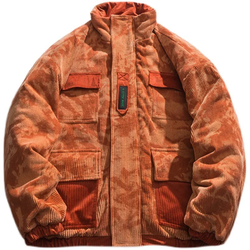 

Зимняя флисовая куртка для мужчин, камуфляжная теплая плотная Вельветовая куртка в стиле хип-хоп, мужская куртка, Повседневная Уличная ветрозащитная верхняя одежда, мужская парка для женщин