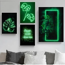 Green Plants Fluorescent Leaves Poster Canvas Painting Wall Art Pictures Bar Cafes Study Smoking Room Living Room Home Decor
Green Plants Fluorescent Leaves Poster Canvas Painting Wall Art Pictures Bar Cafes Study Smoking Room Living Room Home Decor