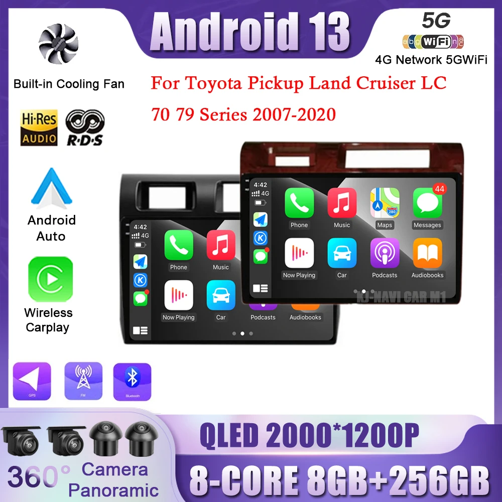 Автомагнитола для Toyota Pickup Land Cruiser LC 70 79 Series 2007-2020 Android 13, мультимедийный проигрыватель, навигация GPS DSP Carplay WIFI
Автомагнитола для Toyota Pickup Land Cruiser LC 70 79 Series 2007-2020 Android 13, мультимедийный проигрыватель, навигация GPS DSP Carplay WIFI