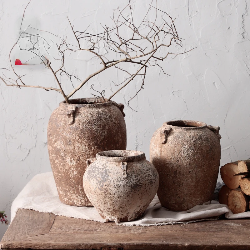 Vase Artistic Retro Handmade Stoneware Succulent Pottery Japanese Tea Room Flower Pot Suitable for Garden Home Decoration Small
Vase Artistic Retro Handmade Stoneware Succulent Pottery Japanese Tea Room Flower Pot Suitable for Garden Home Decoration Small