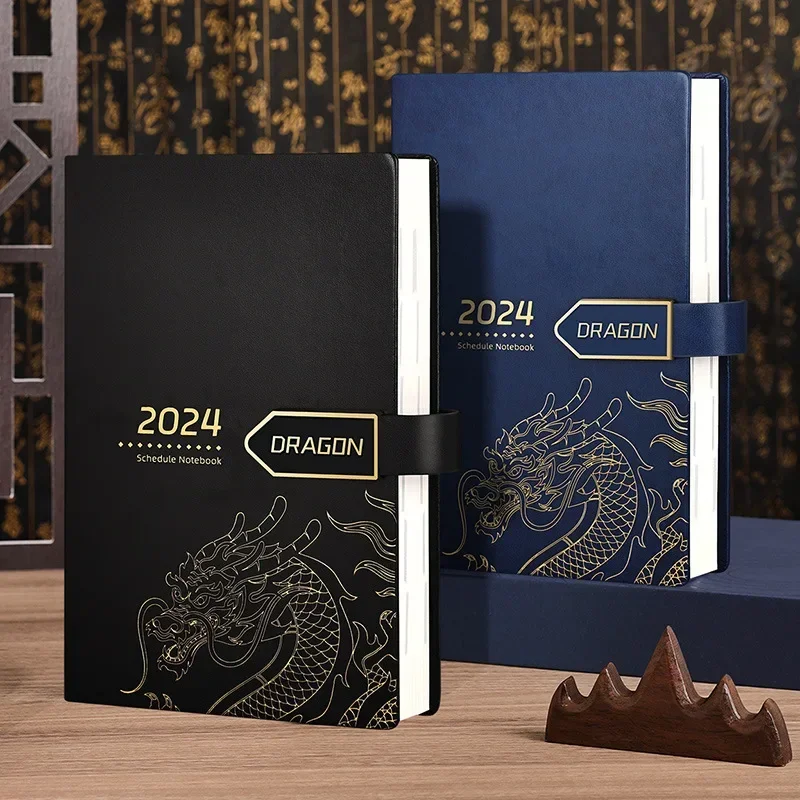 

Sketchbook Journal 2024 And Stationery Diary Notepad Dragon Calendar Book Note Organizer Notebook Agenda Bullet Planner Daily