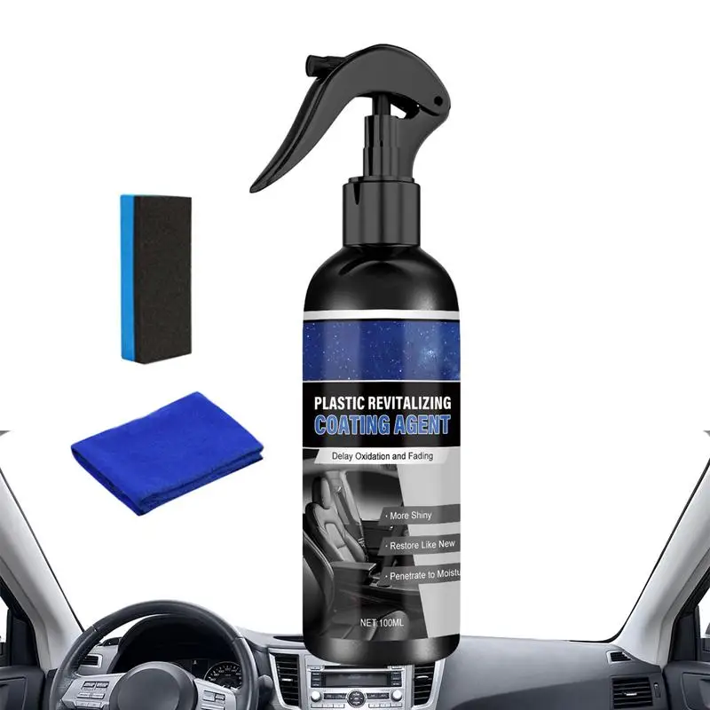 

100ml Car Cleaner Polish Car Ceramic Nano Coating Liquid Cleaning Polisher Car Polisher Spray For Dashboard Seats Steering Wheel