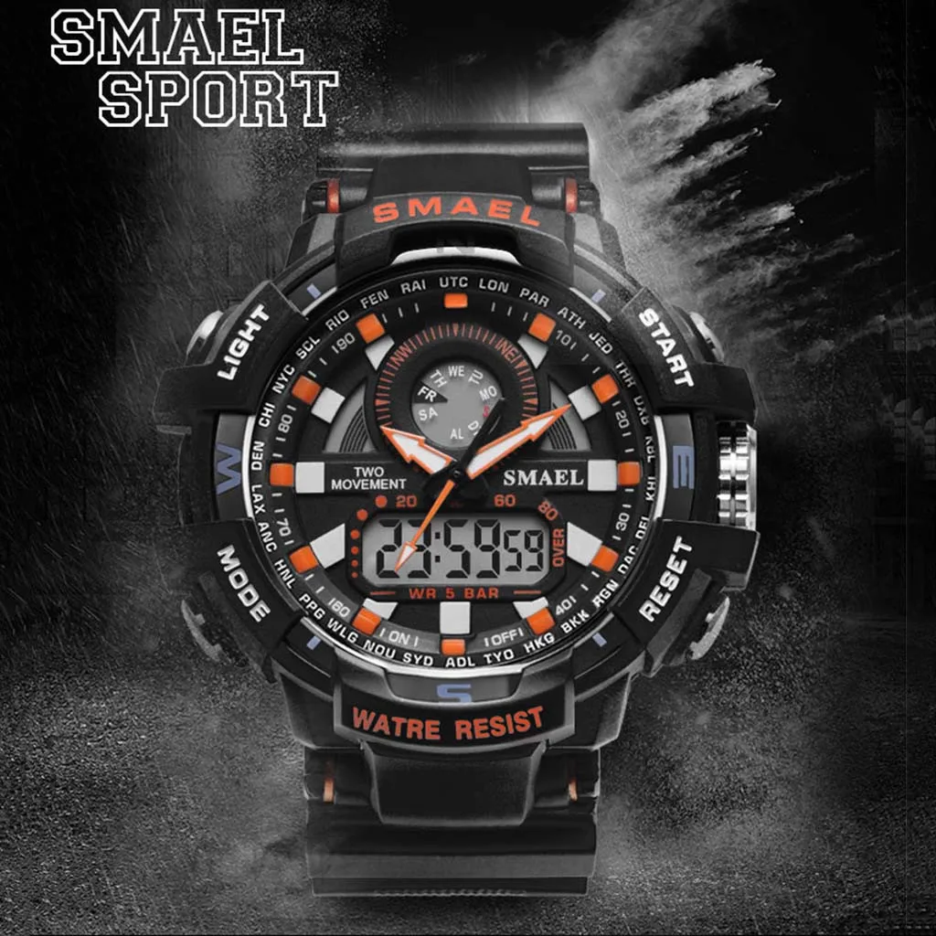 Casual Watch Men Waterproof Wrist Watch LED Digital Watches Men Sport Watches Classic Elegant Watch Women Wrist Watch Saat Erkek
Casual Watch Men Waterproof Wrist Watch LED Digital Watches Men Sport Watches Classic Elegant Watch Women Wrist Watch Saat Erkek