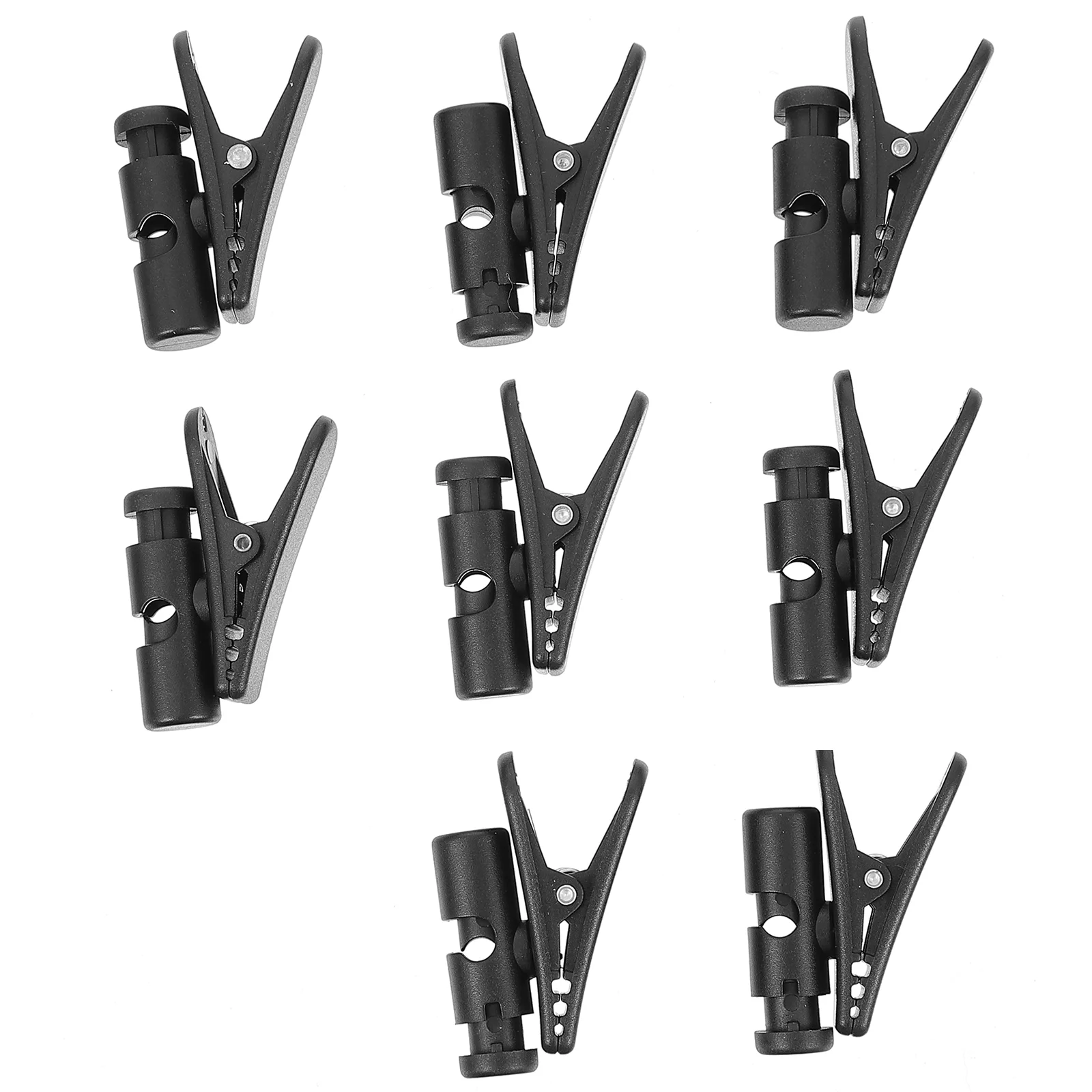 8Pcs Collar Headphone Cable Clamps Durable Headphone Cable Clips (Black)
8Pcs Collar Headphone Cable Clamps Durable Headphone Cable Clips (Black)