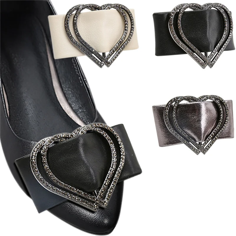 2 Pcs Self Adhesive Shoe Clips Leather Bow Shoe Clips Heart Shape Metal Decorative Shoe Flowers Pumps Dress Hat Accessories
2 Pcs Self Adhesive Shoe Clips Leather Bow Shoe Clips Heart Shape Metal Decorative Shoe Flowers Pumps Dress Hat Accessories