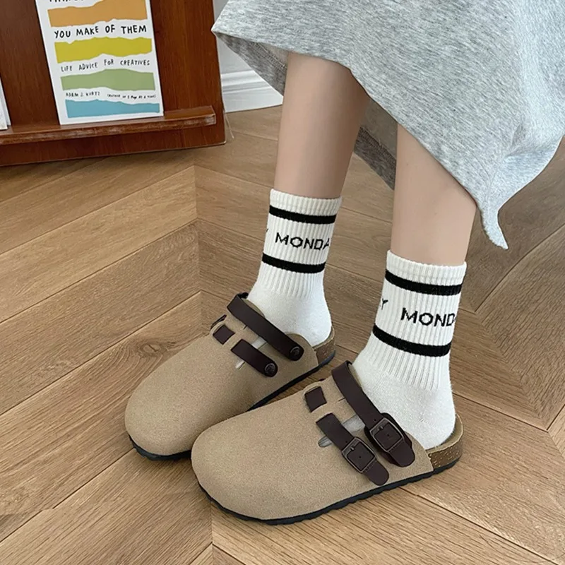 Flats Mules Shoes Suede Women Slippers Shoes New 2024 Slingback Women Sandals Shoes Spring Designer Casual Zapatos Mujer Slides
Flats Mules Shoes Suede Women Slippers Shoes New 2024 Slingback Women Sandals Shoes Spring Designer Casual Zapatos Mujer Slides